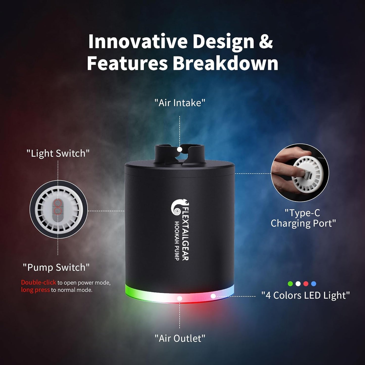 FLEXTAIL GEAR HOOKAH PUMP STARTER