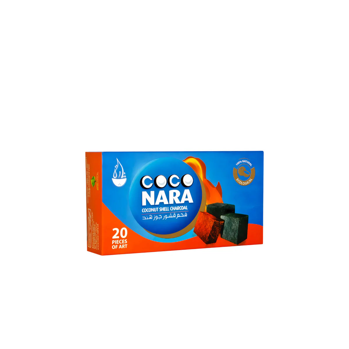 Coconara Coconut Flat Coals | 20ct