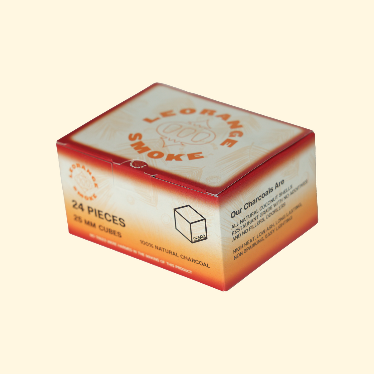 24 Pack – 25mm Charcoal Cubes