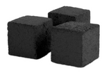 SHAMAN SQUARE COAL – 25MM – 1KG